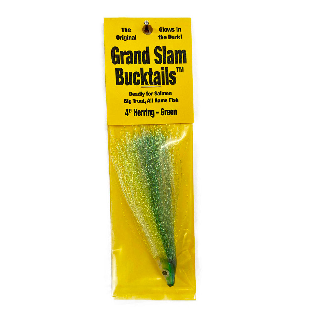 Grand Slam Bucktail 4 Herring Green– Seattle Fishing Company