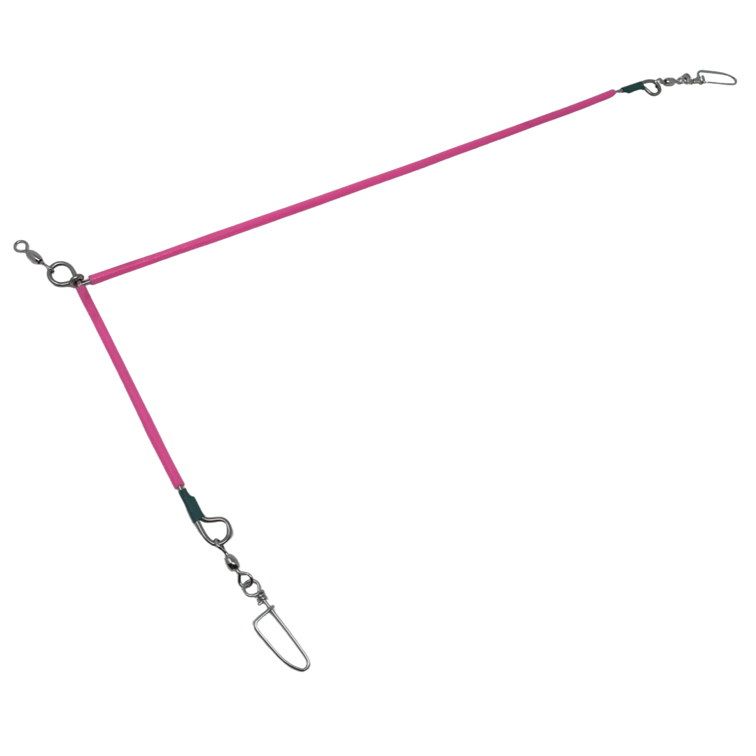 Halibut Spreader Bar 20" x 8" UV Glow Pink