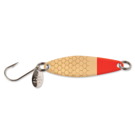 Luhr Jensen Needlefish - Brass/Red Head