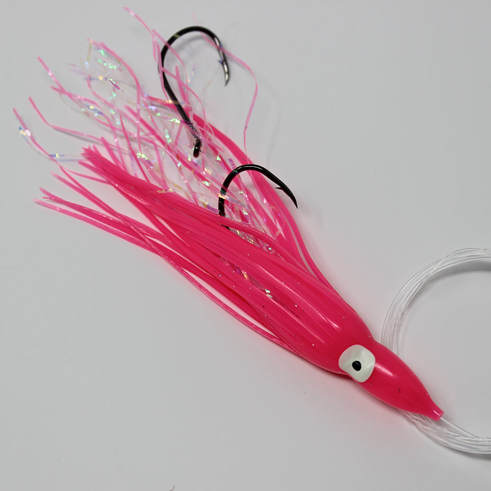 Salmon Trolling Rig - Gold Star Hot Pink O15