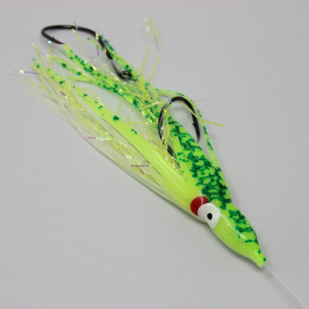 Salmon Trolling Rig - Glow Spatterback Chartreuse OG140R– Seattle Fishing  Company