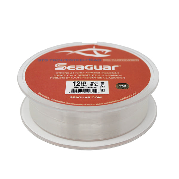  P-Line Salmon/Steelhead Select Fluorocarbon 100 yd Leader  Material, 6 lb, Clear : Sports & Outdoors