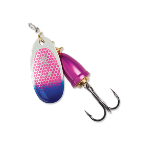 Blue Fox Vibrax Spinner - Cerise Scale Blue Tip UV