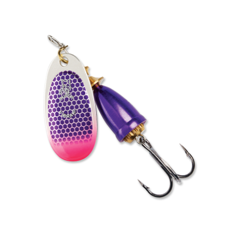 Blue Fox Vibrax Spinner - Purple Scale Pink Tip UV